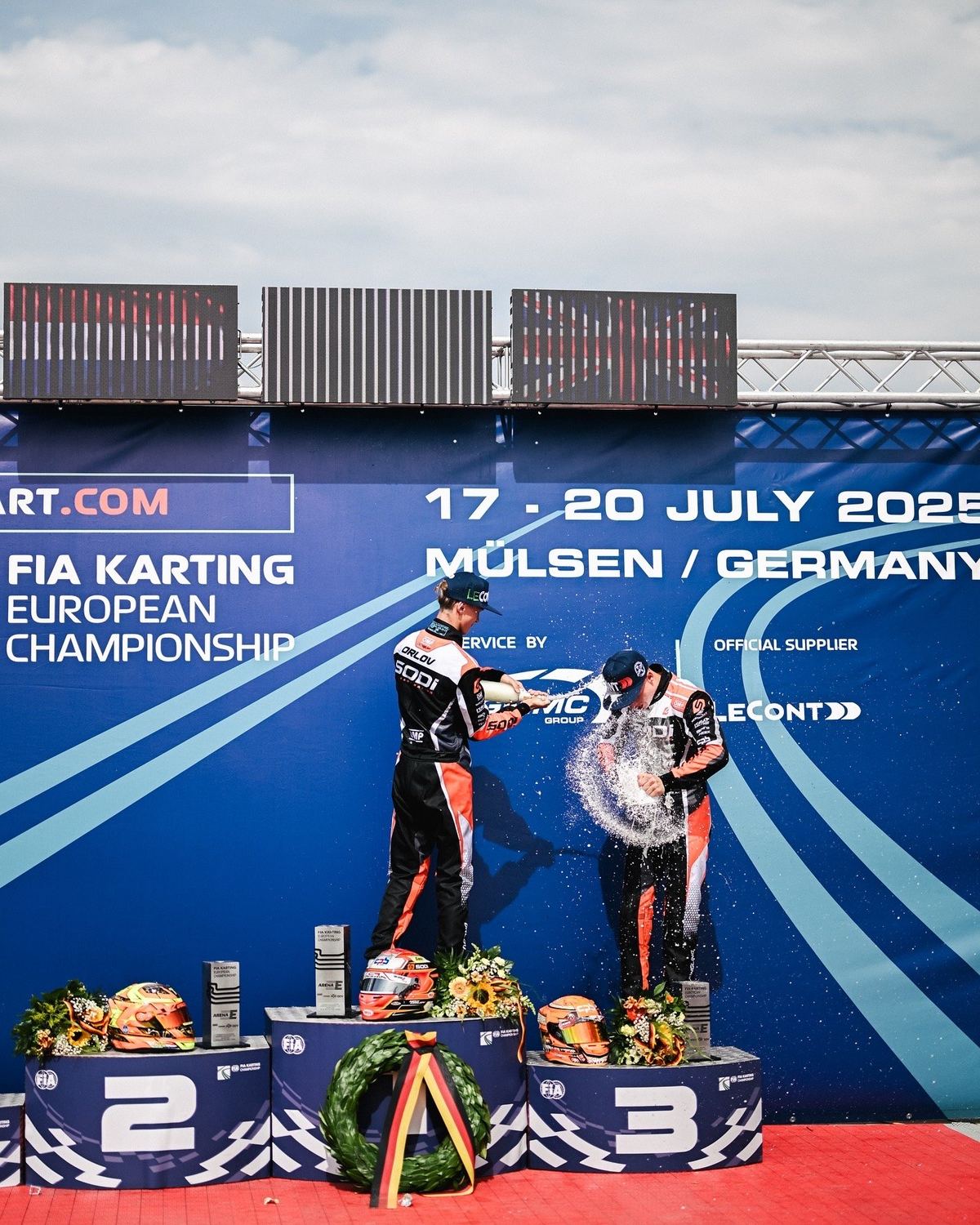 Podium at FIA European Championship